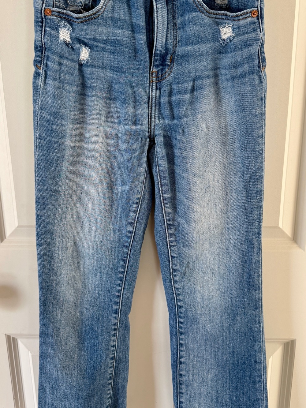 DAZE Hug Distressed Denim Blue Jeans Women's Size 24W